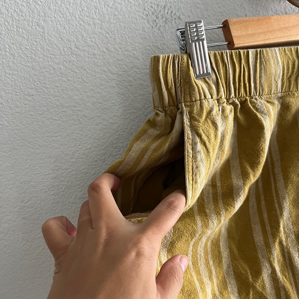 Uniqlo Striped Linen Blend Shorts - Picture 3 of 6